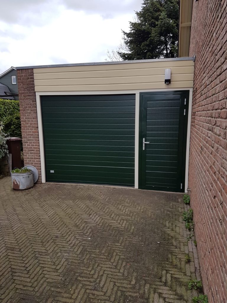 stucco colore garagedeur nieuwe sectionaaldeur.nl